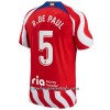 Camiseta de fútbol Atlético Madrid R. De Paul 5 Primera Equipación 2022-23 - Hombre